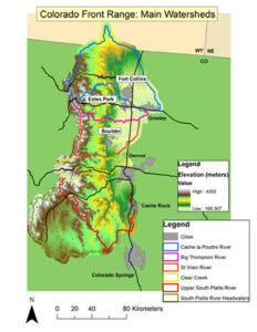 Colorado Front Range Watersheds